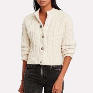 GANNI Cable-Knit Cardigan NWT